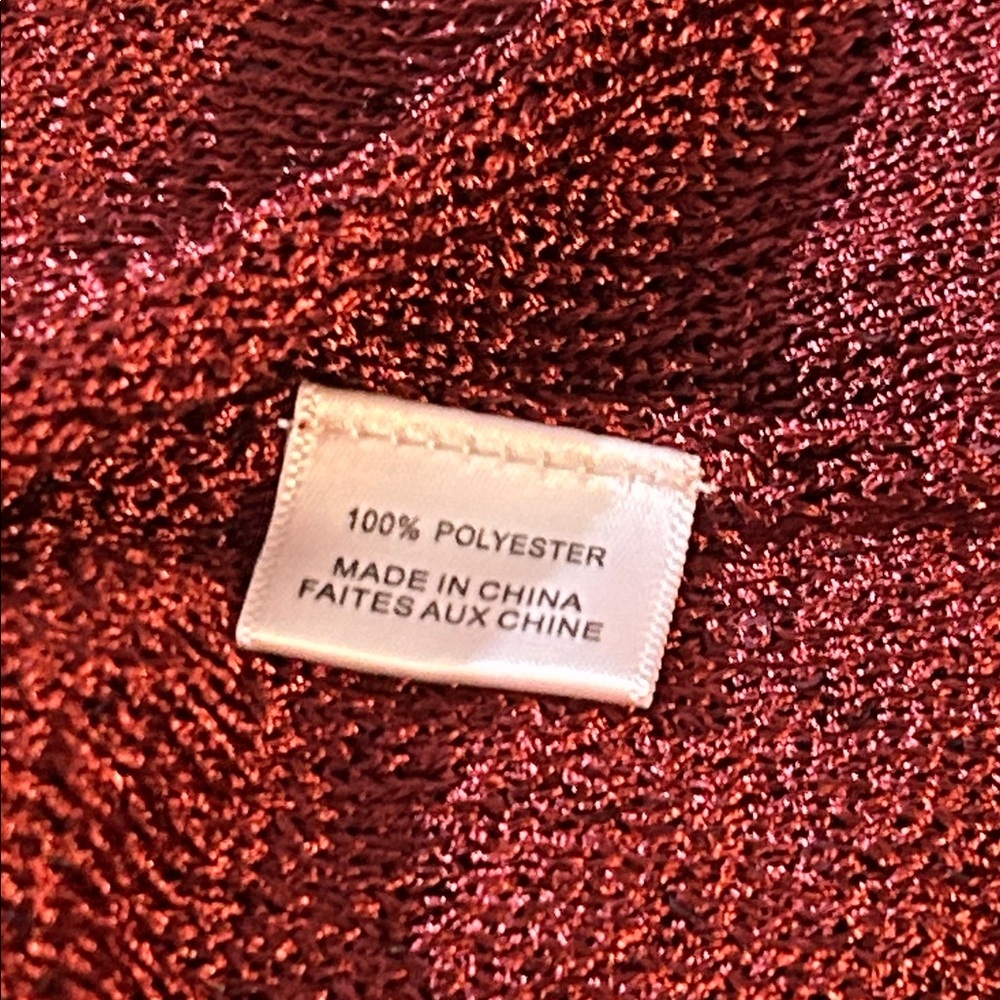 NWT MISA Los Angeles LISETTE DRESS* Knits In Crimson size large - Picture 11 of 15
